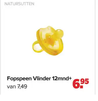 Baby-Dump Fopspeen vlinder 12mnd+ aanbieding