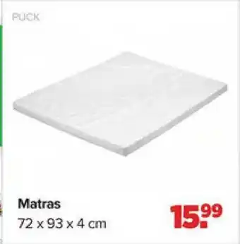 Baby-Dump Puck Matras 72 X 93 X 4 Cm aanbieding