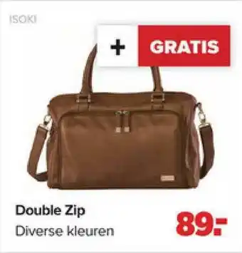 Baby-Dump Isoki Double Zip Luiertas aanbieding