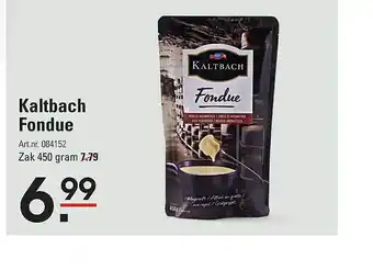 Sligro Kaltbach fondue aanbieding