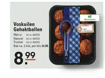 Sligro Voskuilen gehaktballen aanbieding