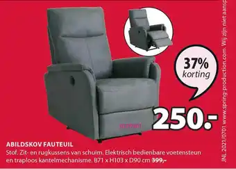 Jysk Abildskov Fauteuil 37% Korting aanbieding