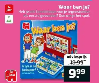 Trekpleister Waar Ben Je? aanbieding