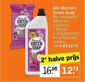 Albert Heijn Alle marcel's green soap aanbieding