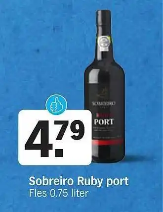 Albert Heijn Sobreiro ruby port aanbieding