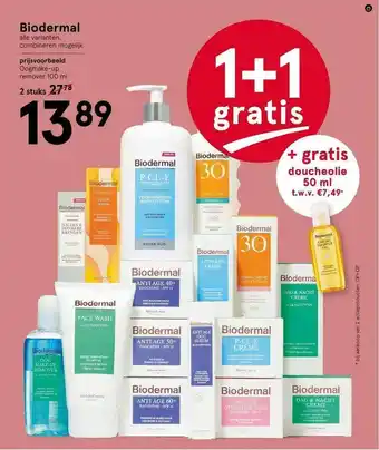 Etos Biodermal 1+1 gratis aanbieding