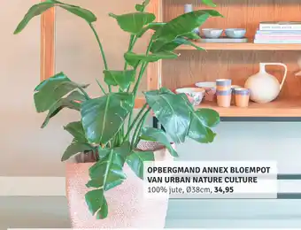 Nijhof Opbergmand Annex Bloempot Van Urban Nature Culture aanbieding