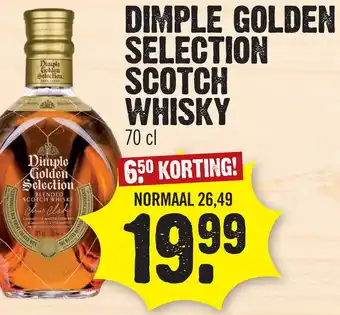 Super Dirck 3 Dimple golden selection scotch whisky aanbieding