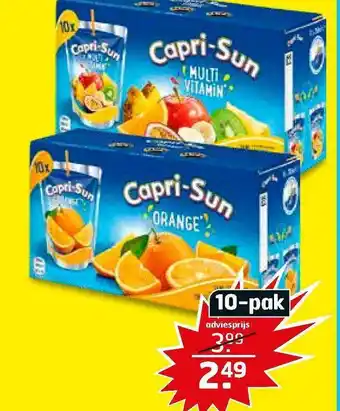 Trekpleister Capri-Sun Orange Of Multi Vitamin aanbieding