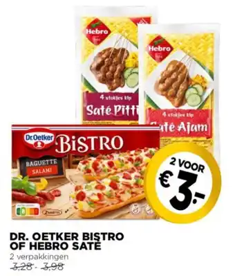 Jumbo Dr. oetker bistro of hebro sate aanbieding