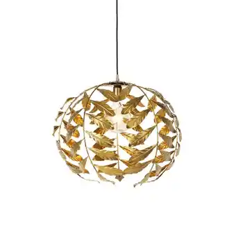 Lampenlicht.nl Vintage hanglamp antiek goud 50 cm - linden aanbieding