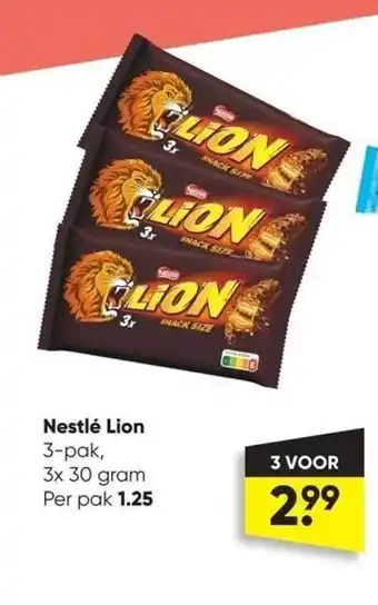 Big Bazar Nestle lion aanbieding