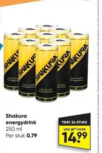 Big Bazar Shakura energydrink aanbieding