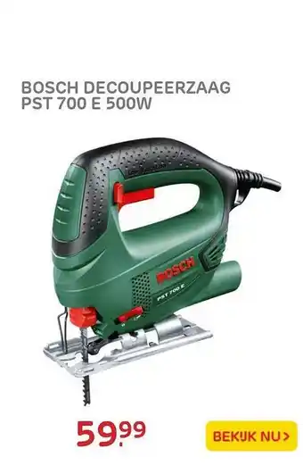 Praxis Bosch decoupeerzaag pst 700 e 500w aanbieding