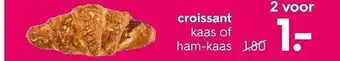 HEMA Croissant kaas of ham-kaas aanbieding