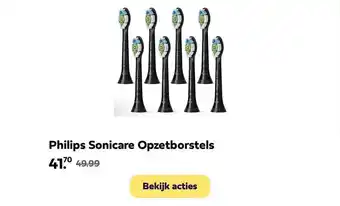 Plein.nl Philips sonicare opzetborstels aanbieding