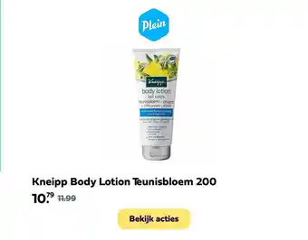 Plein.nl Kneipp body lotion teunisbloem 200 aanbieding