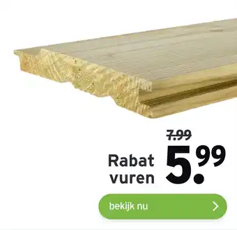 GAMMA Rabat vuren aanbieding