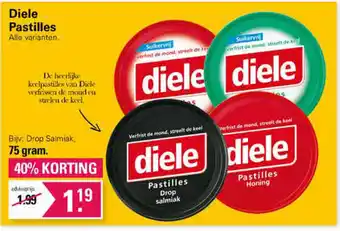 De Online Drogist Diele pastilles 75g aanbieding