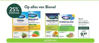 Holland & Barrett Op alles van bional 25% korting aanbieding