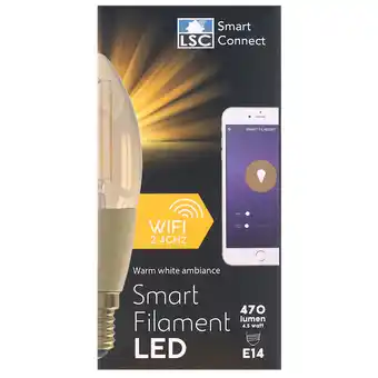 Action Lsc smart connect slimme filament-ledlamp aanbieding