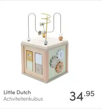 Baby & Tiener Little Dutch Activiteitenkubus aanbieding