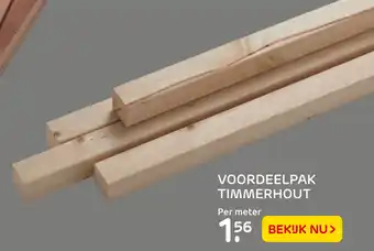 Praxis Voordeelpak Timmerhout aanbieding