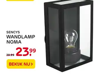 Praxis Sencys Wandlamp Noma aanbieding