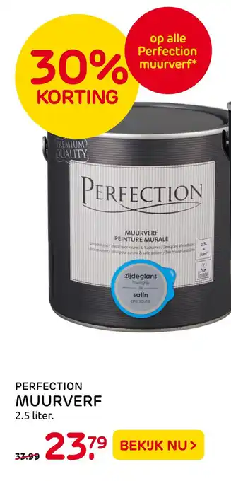 Praxis Perfection Muurverf 2.5 liter aanbieding