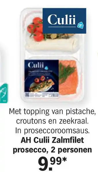 Albert Heijn AH Culii Zalmfilet prosecco, 2 personen aanbieding