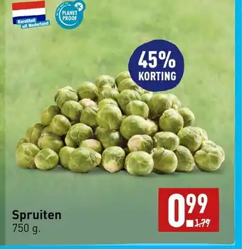 ALDI Spruiten 750 gram aanbieding