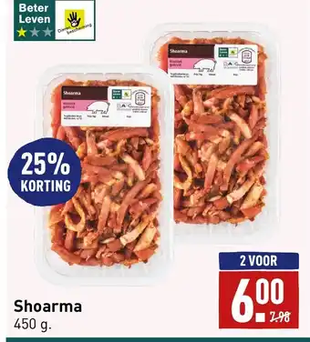 ALDI Shoarma 450 gram aanbieding