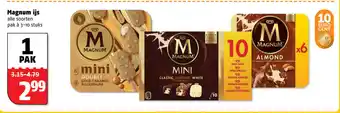 Poiesz Magnum ijs aanbieding