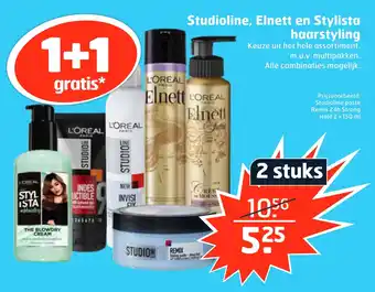 Trekpleister Studioline, Elnett en Stylista haarstyling 150 ml aanbieding