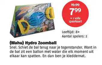 Poiesz (Wahu) Hydro zoomball aanbieding