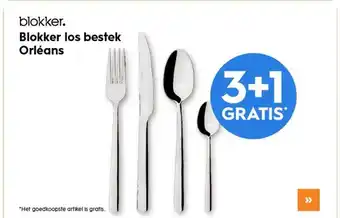 Blokker Blokker los bestek orléans 3+1 gratis aanbieding