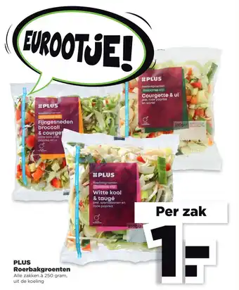 PLUS PLUS Roerbakgroenten 250 gram aanbieding