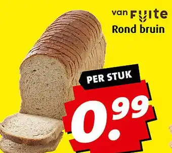 Boni Van fuite rond bruin aanbieding