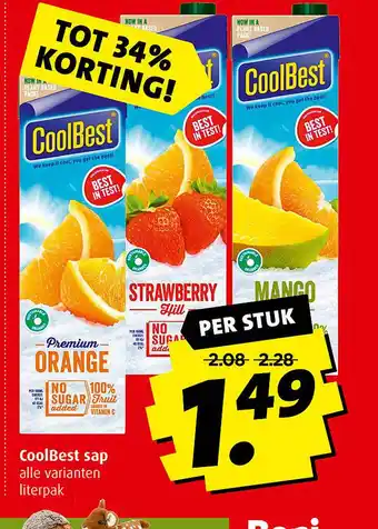 Boni Coolbest sap aanbieding