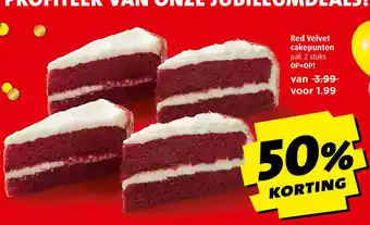 Boni Red velvet cakepunten aanbieding