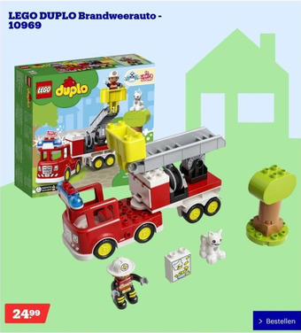 Bol.com Lego duplo brandweerauto - 10969 aanbieding