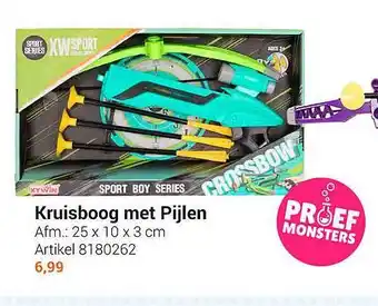 Lobbes Kruisboog met pijlen aanbieding