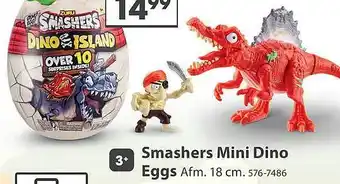 Top1Toys Smashers mini dino eggs aanbieding