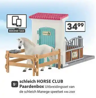 Top1Toys Schleich horse club paardenbox aanbieding