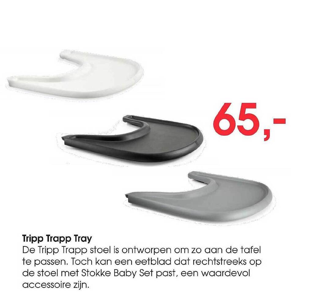 Tripp trapp tray aanbieding bij