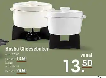 De Kweker Boska cheesebaker aanbieding