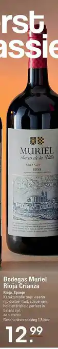 De Kweker Bodegas muriel rioja crianza aanbieding