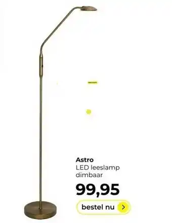 Lampidee Astro led leeslamp dimbaar aanbieding