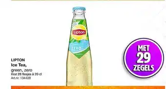 Bidfood Lipton ice tea green zero aanbieding