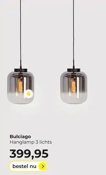 Lampidee Bucliago hanglamp 3 lichts aanbieding